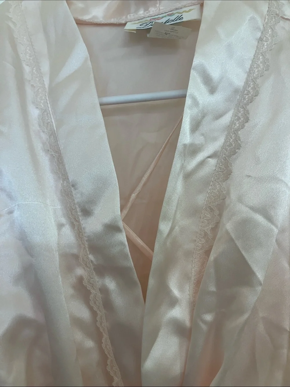 Vintage DENTELLE Chemise + Matching Robe Set Size: Small